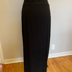 Suzy Shier black maxi shirt